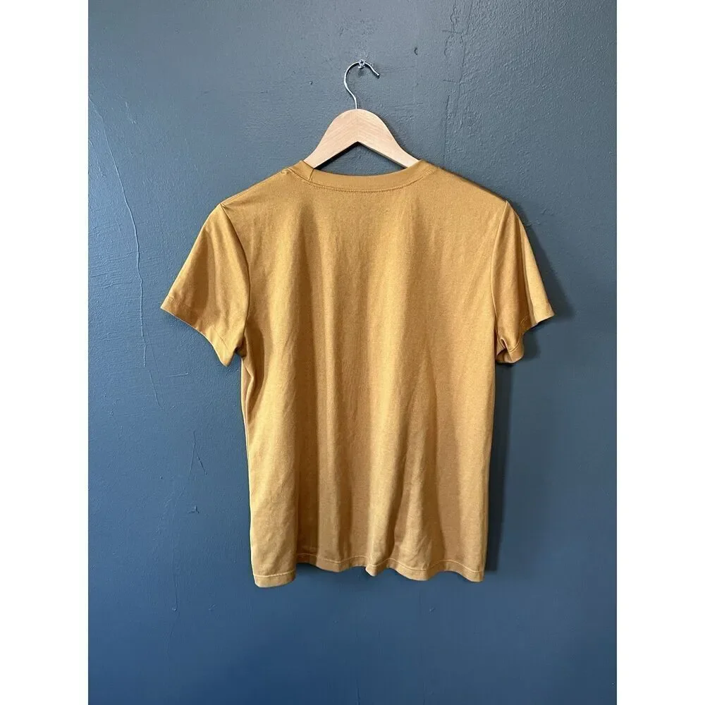 Nike Men’s Yellow Short Sleeve Dri-Fit Athletic T-shirt Size Large